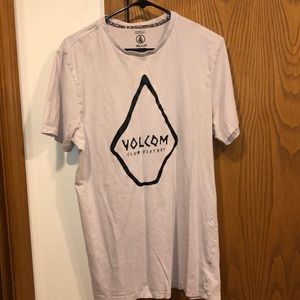 White Volcom Graphic T-shirt